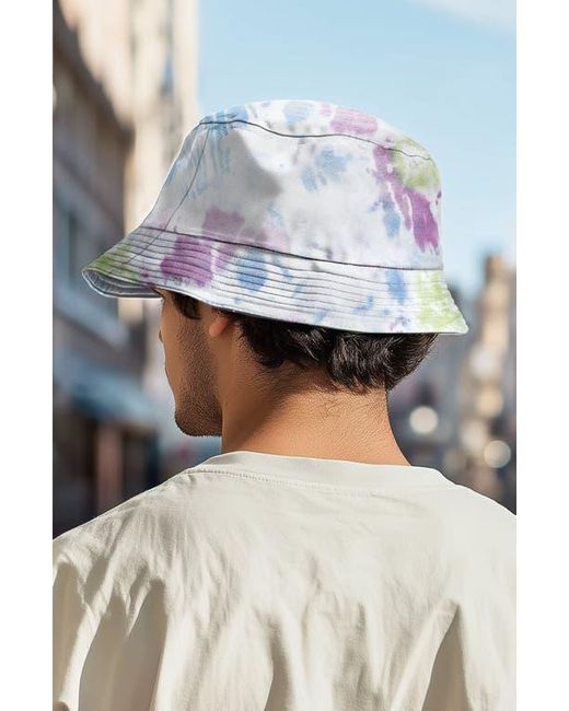 Alix Blue Astronaut Cotton Bucket Hat for men