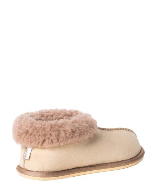 Celtic & Co. Natural Ladies' Shearling Bootee Slippers