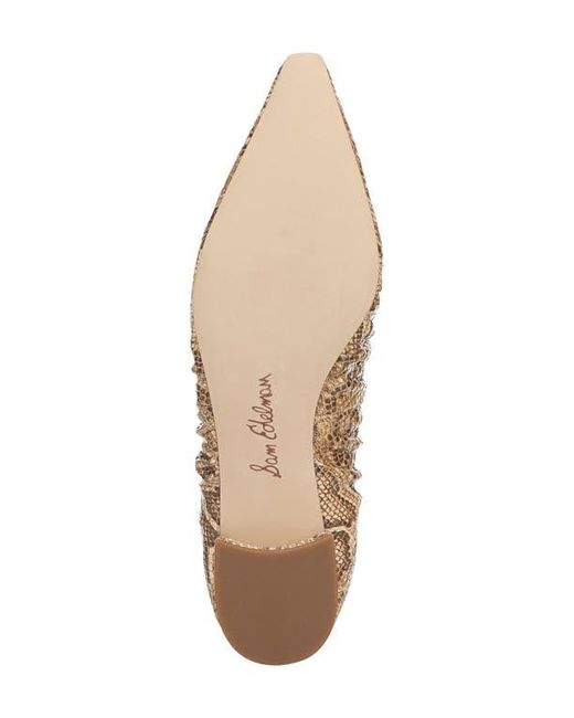 Sam Edelman Brown Essex Pointed Toe Flat