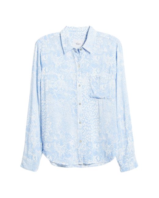 Rails Blue Josephine Print Button-up Shirt