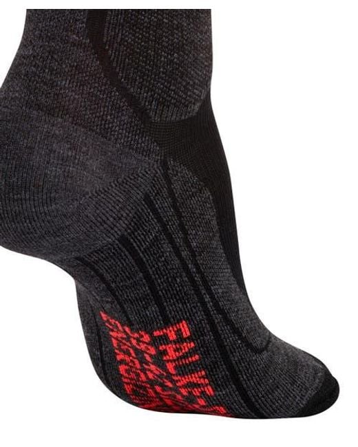 Falke Black Sk Compression Wool Ski Socks
