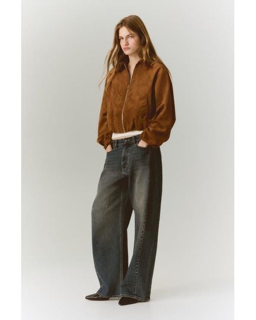 H&M Brown Collared Jacket