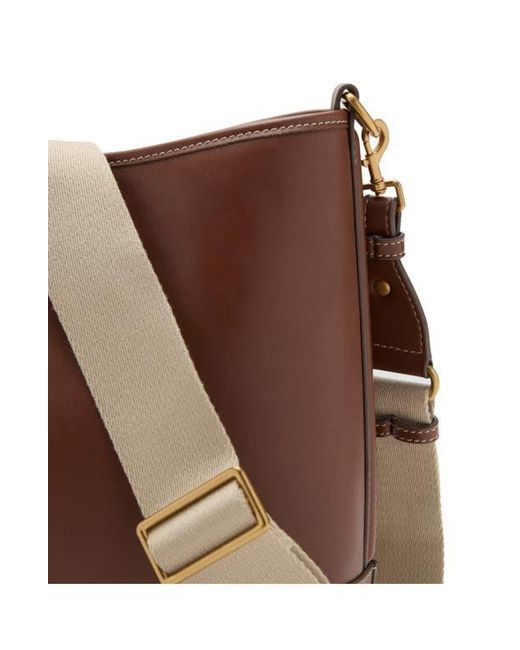 Mango Brown Large Bucket Bag
