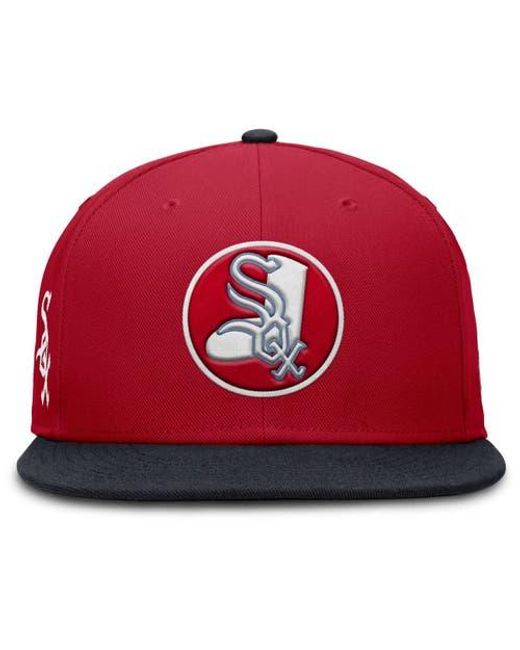 Nike Red Chicago Sox True Performance Fitted Hat for men
