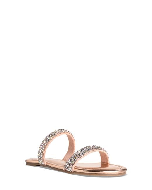 Touch Ups Metallic Trinity Slide Sandal