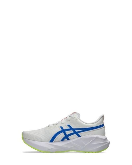 Asics White Novablast 5 Atc Track Club Running Shoe