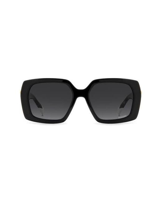 Missoni Black 55Mm Gradient Rectangular Sunglasses