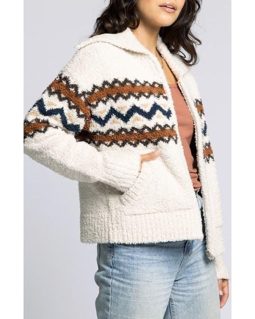 Thread & Supply White Myra Sweater Jacket