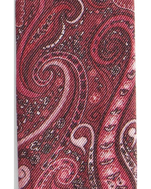 CLIFTON WILSON Red Paisley Silk Suspenders At Nordstrom for men