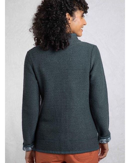 Weird Fish Blue Sontee Full Zip Macaroni