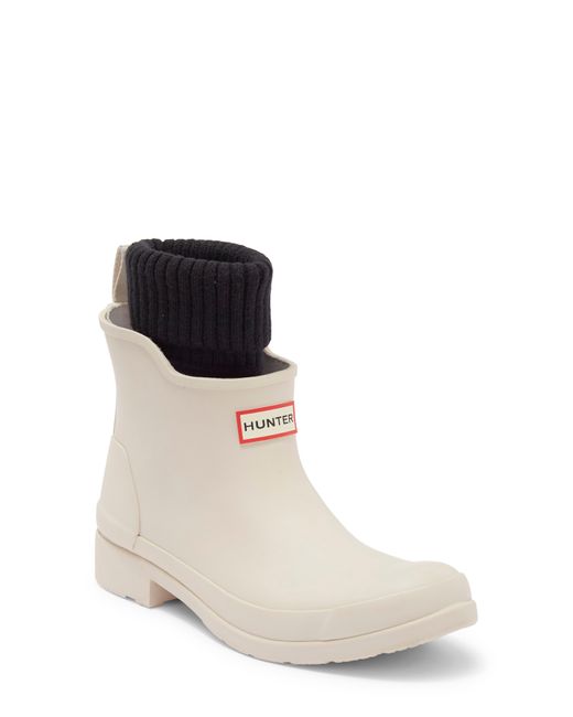 HUNTER Indoor outdoor Chelsea Sock Boot in Black Lyst