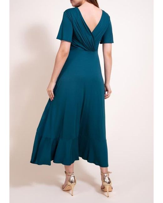 Alie Street London Blue Waterfall Dress