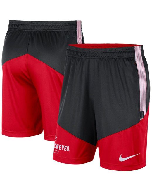 Nike Red /scarlet Ohio State Buckeyes Team Performance Knit Shorts At Nordstrom for men