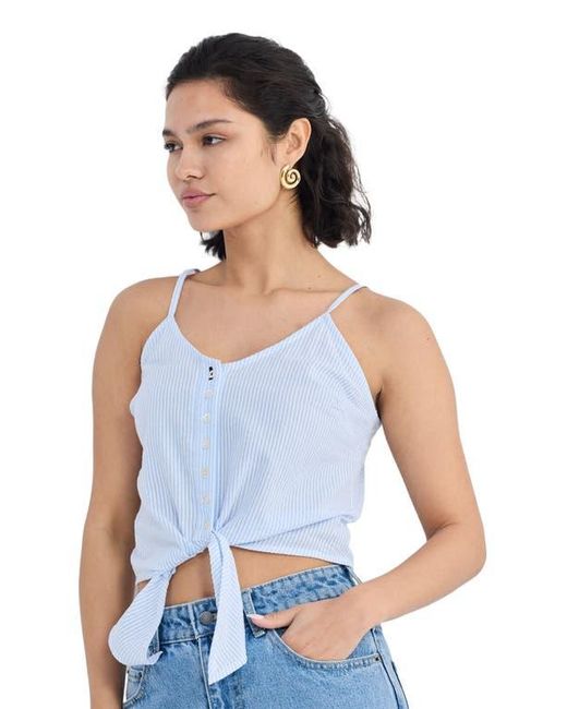 REISTOR Blue Pool Day Tan Lines Stripe Camisole