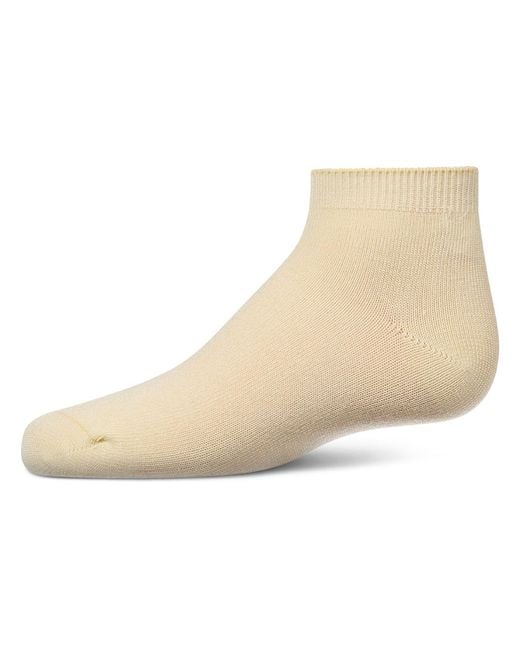 Memoi Natural Basic Silky-Soft Gauge Ankle Sock