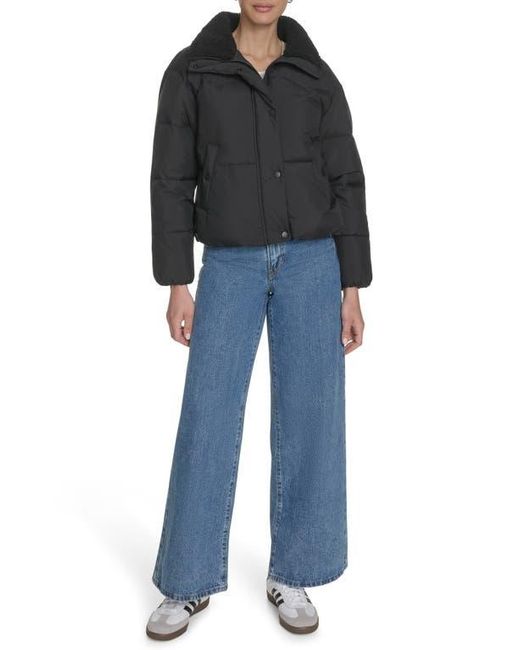Levi's Black Western Crop Puffer Jacket