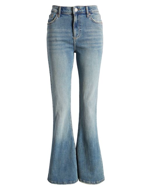 BDG Blue Mid Rise Flare Jeans