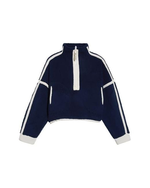 Free People Blue Fp Movement Mountain High Fleece Half Zip Pullover