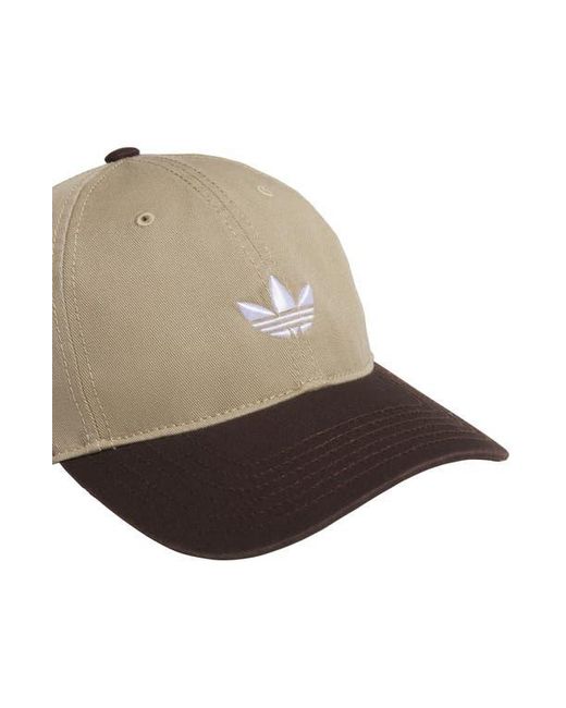 Adidas Natural Trefoil Adjustable 6-Panel Baseball Cap for men