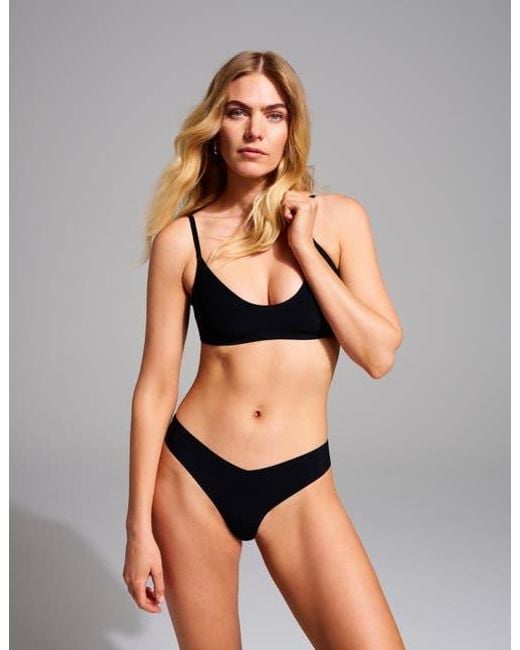 Commando Brown Classic Solid Thong 5-Pack