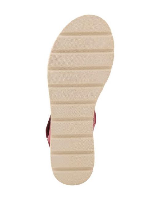 Spring Step Red Hileman Platform Sandal