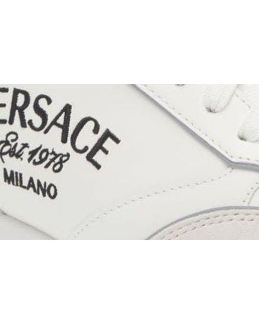 Versace White Milano Sneaker for men