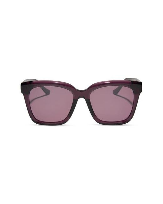DIFF Purple Meredith 54Mm Square Sunglasses