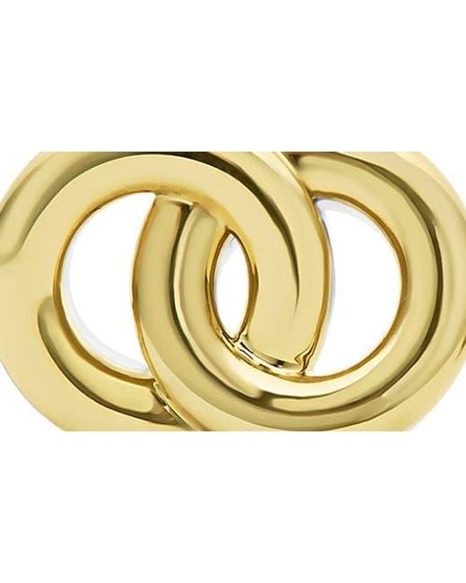 Lagos Metallic Interlocking Circle Stud Earrings
