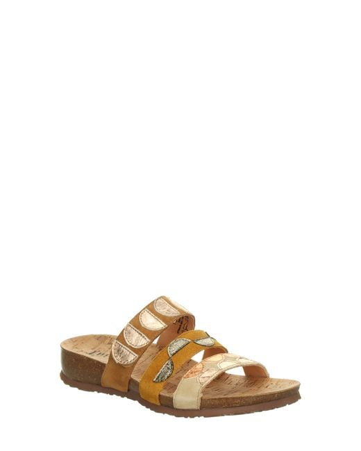 Think! Brown Julia Slide Sandal
