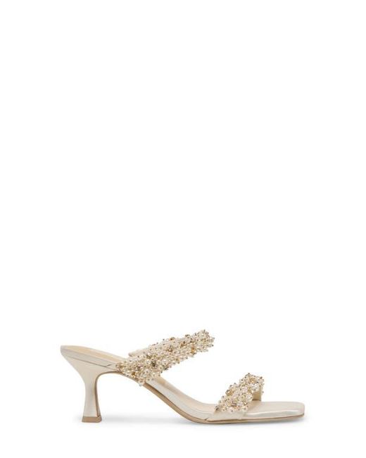 Dolce Vita Natural Genora Rhinestone Sandal