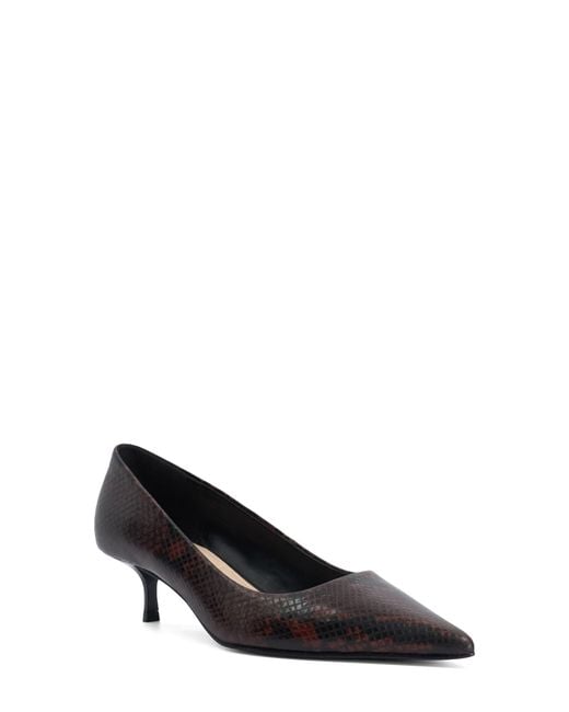 Dune Black Amira Pointed Toe Pump