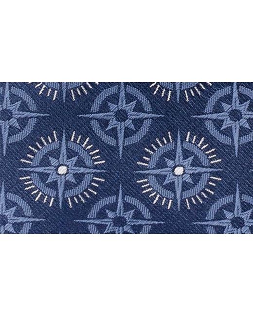 Cufflinks Inc. Blue Compass Hidden Message Silk Tie for men