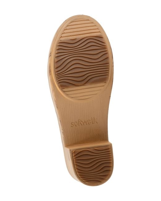 Softwalk® Brown Softwalk Felida Platform Mule