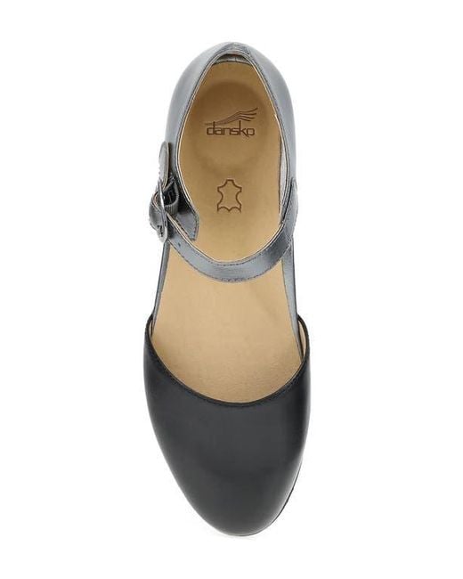 Dansko Multicolor Liv Ankle Strap Flat