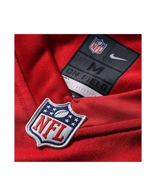 Men's Nike Kadarius Toney Red Kansas City Chiefs Game Player Jersey