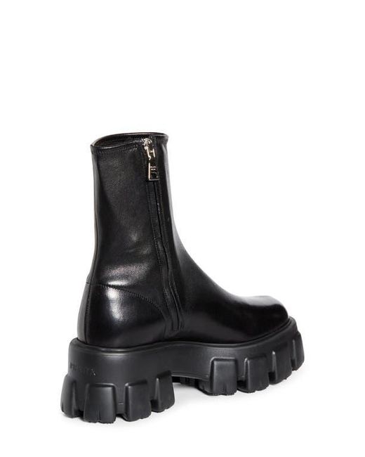 Prada Black Monolith Lug Sole Bootie
