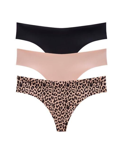 Thirdlove Black Assorted 3-Pack Zero Edge Invisible Thongs
