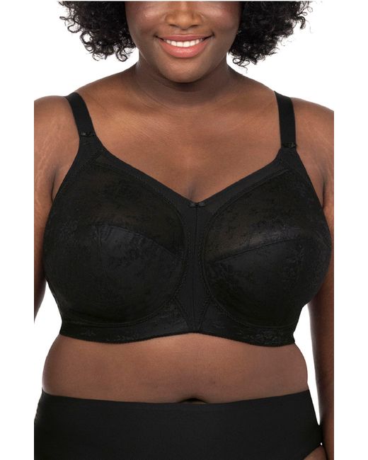 Goddess Verity Wireless Full Figure Bra in Black Lyst