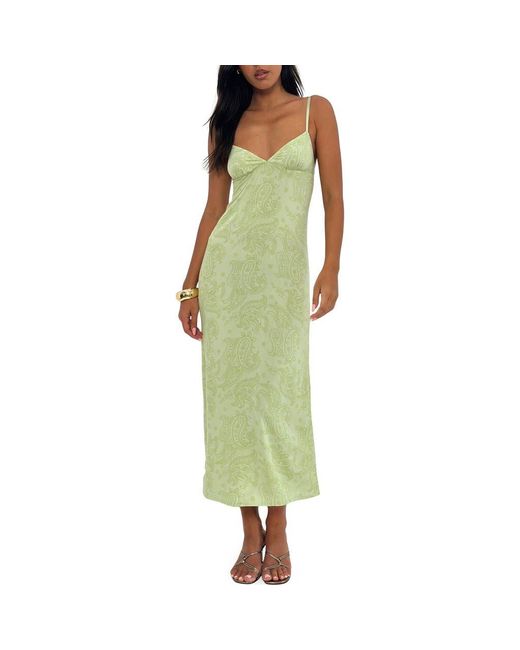 green motel dress Red Dress | Green & Pink Floral Lace Midi Dress