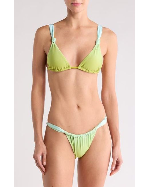 Solid & Striped Green Ellery Bikini Bottoms