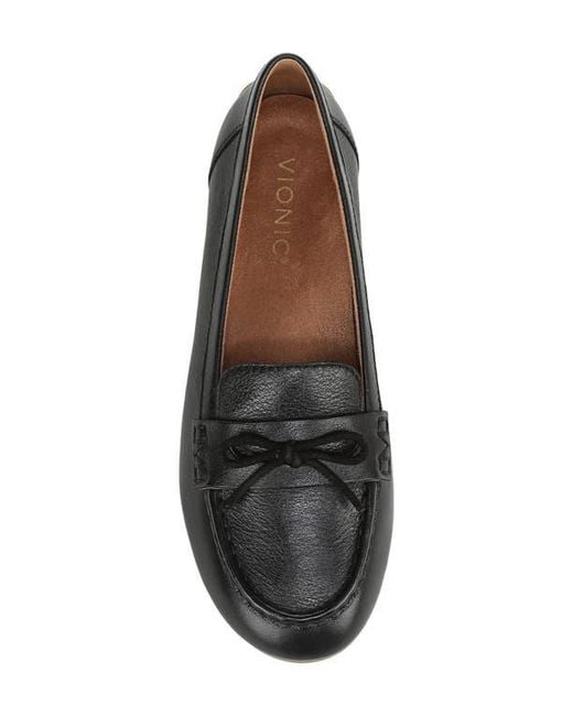 Vionic Black Taryn Driving Loafer