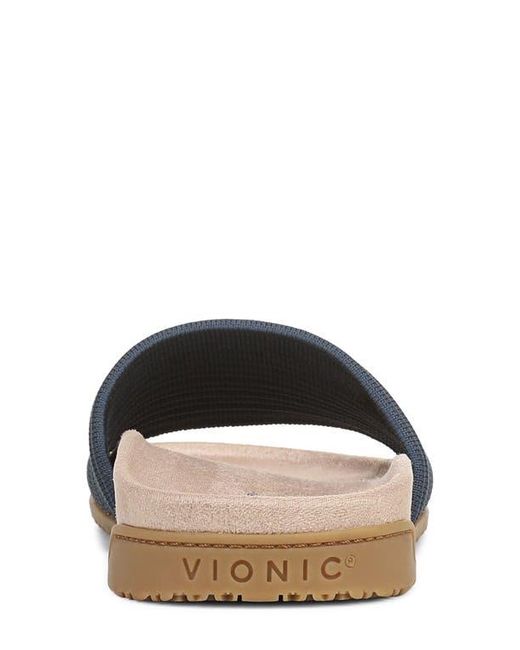 Vionic Blue Evie Slide Sandal