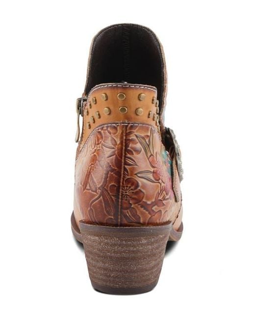 Spring Step Brown Daintylady Bootie