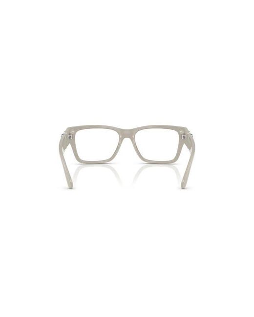 Versace Metallic 53Mm Square Optical Glasses for men