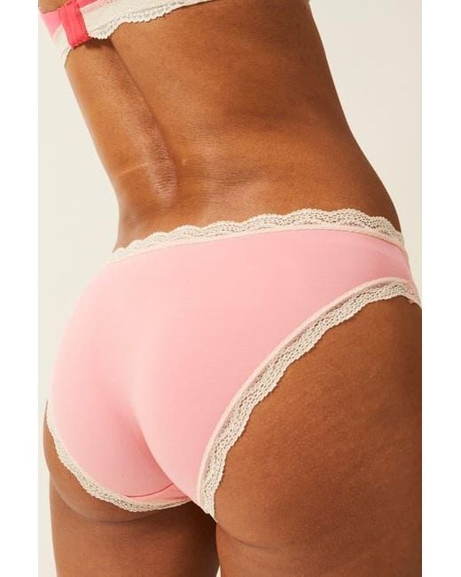 Stripe & Stare Pink Original Knicker Four Pack