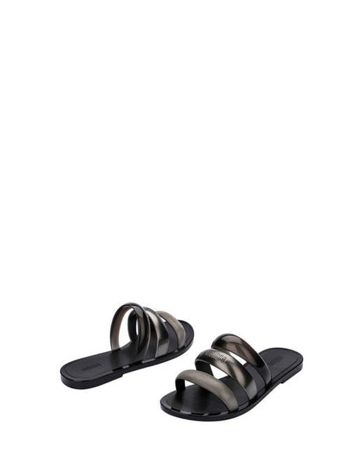 Melissa Black Eclipse Slide Sandal