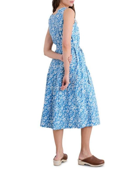 Seasalt Cornwall Blue Belle Sleeveless Fit & Flare Dress