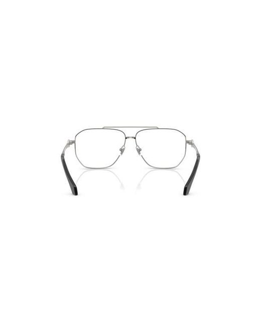 Versace Metallic 59Mm Square Optical Glasses for men