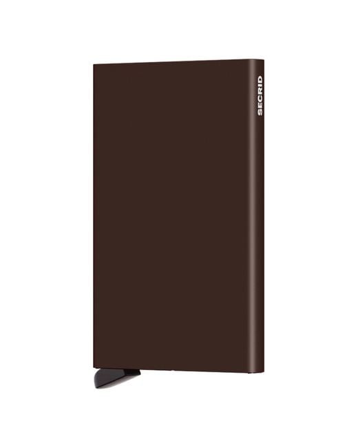 Secrid Brown Cardprotector for men