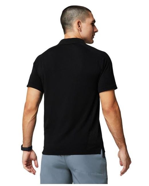 Fabletics Black The Training Day Polo for men